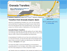 Tablet Screenshot of granadaairport-transfers.com